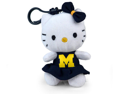 MICHIGAN UNIV HELLO KITTY KEYCHAIN (4")