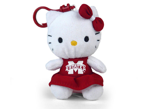 MISSISSIPPI STATE HELLO KITTY KEYCHAIN (4")