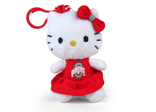 OHIO STATE UNIV HELLO KITTY KEYCHAIN (4")