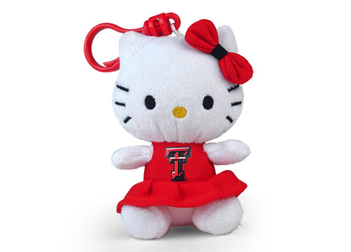 TEXAS TECH HELLO KITTY KEYCHAIN (4")