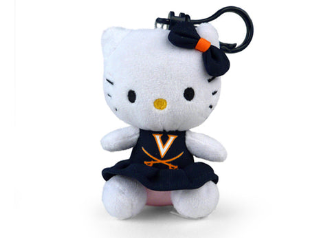 VIRGINIA UNIV HELLO KITTY KEYCHAIN (4")