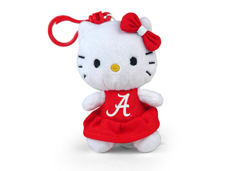 ALABAMA UNIV HELLO KITTY KEYCHAIN (4")