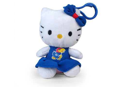 KANSAS UNIV HELLO KITTY KEYCHAIN (4")