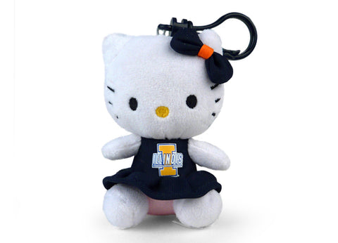 ILLINOIS UNIV HELLO KITTY KEYCHAIN (4")