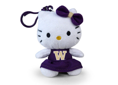 WASHINGTON UNIV HELLO KITTY KEYCHAIN (4")