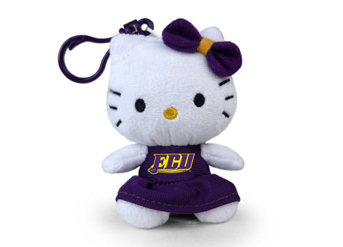 EAST CAROLINA UNIV HELLO KITTY KEYCHAIN (4")