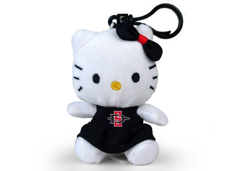 SAN DIEGO STATE HELLO KITTY KEYCHAIN (4")