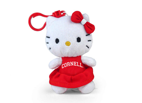 CORNELL UNIV HELLO KITTY KEYCHAIN (4")