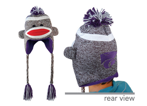 KANSAS STATE SOCK MONKEY HAT