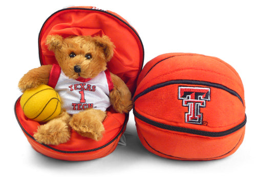 TEXAS TECH ZIPPER BASKETBALL (8")