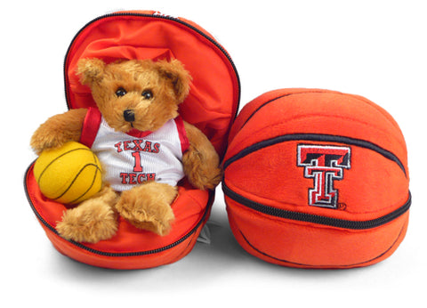 TEXAS TECH ZIPPER BASKETBALL (8")