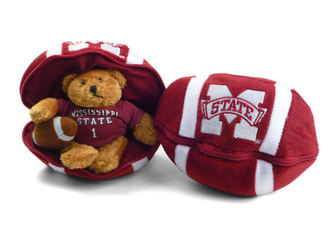 MISSISSIPPI STATE ZIPPER FOOTBALL (8")