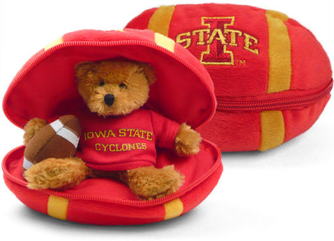 IOWA STATE ZIPPER FOOTBALL (8")