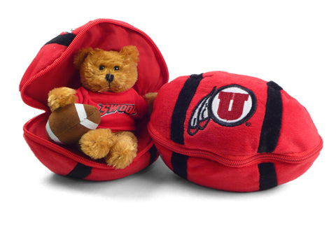 UTAH ZIPPER FOOTBALL (8")