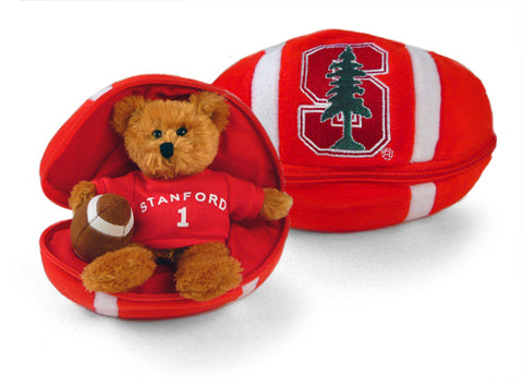 STANFORD ZIPPER FOOTBALL (8")