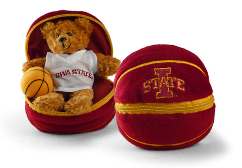 IOWA STATE ZIPPER BASKETBALL (8")