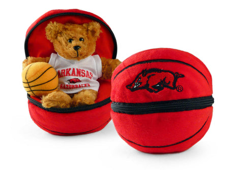 ARKANSAS ZIPPER BASKETBALL (8")