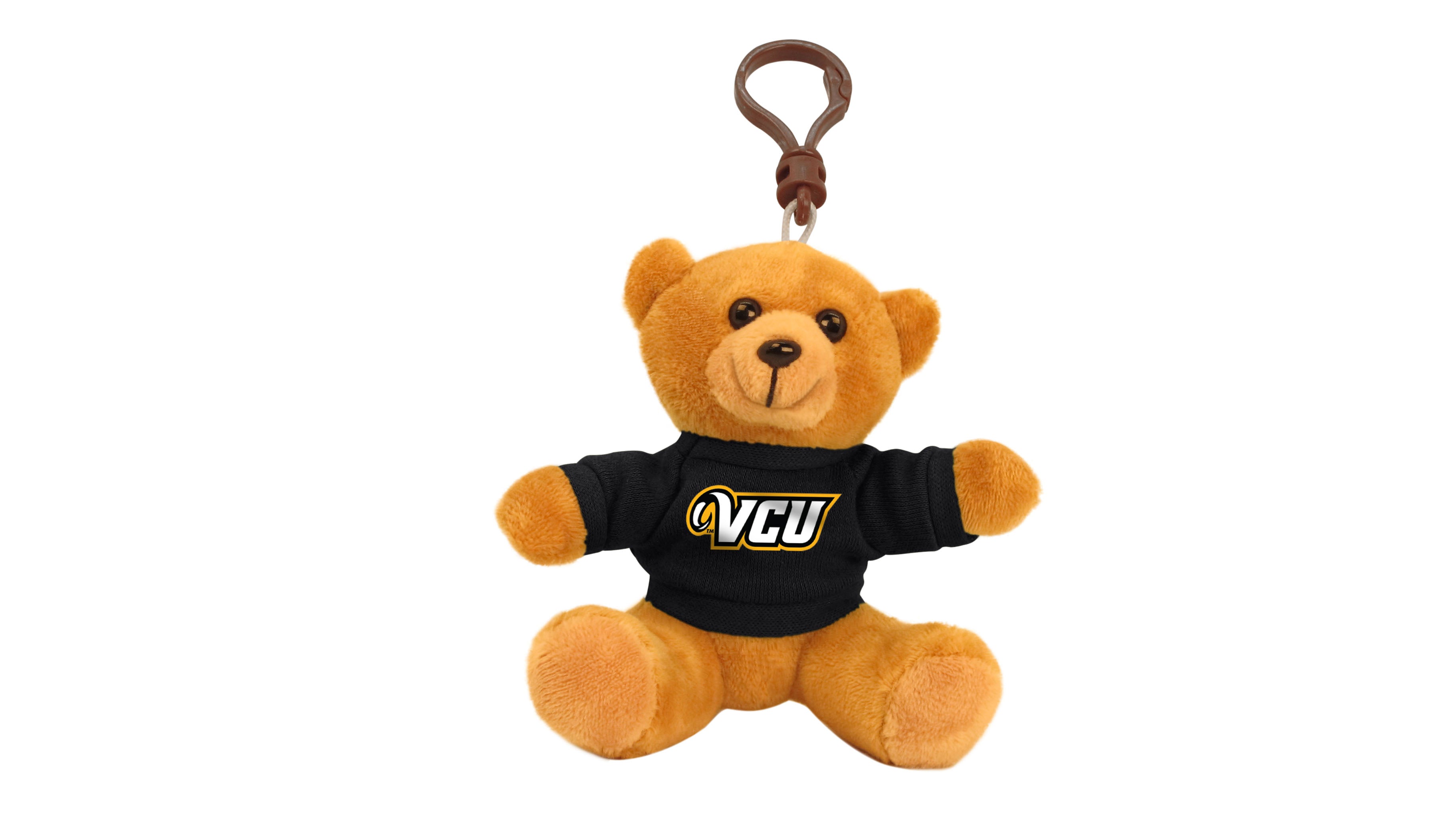 VIRGINIA COMMONWEALTH BEAR KEYCHAIN (4")