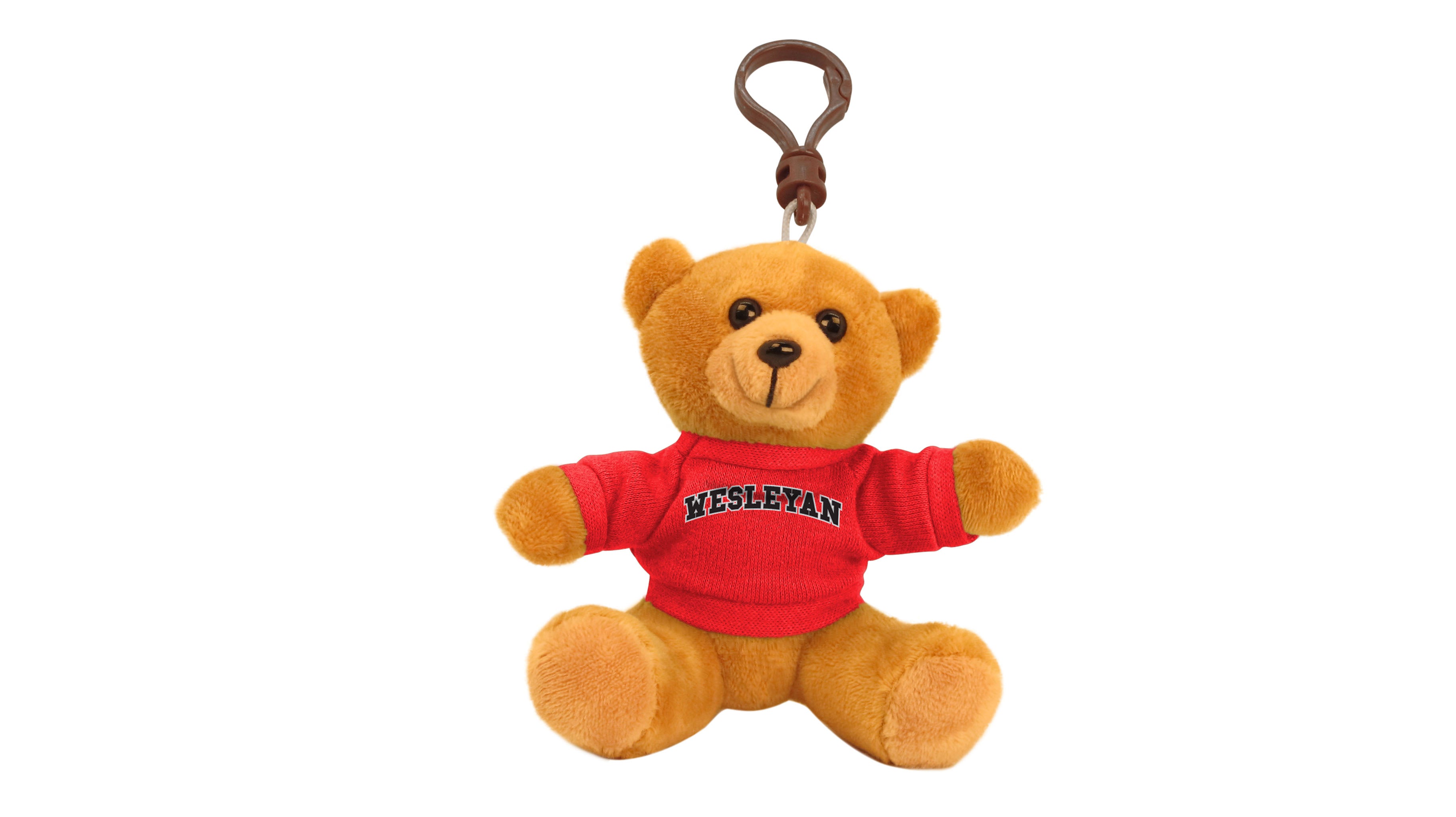 WESLEYAN UNIV BEAR KEYCHAIN (4")