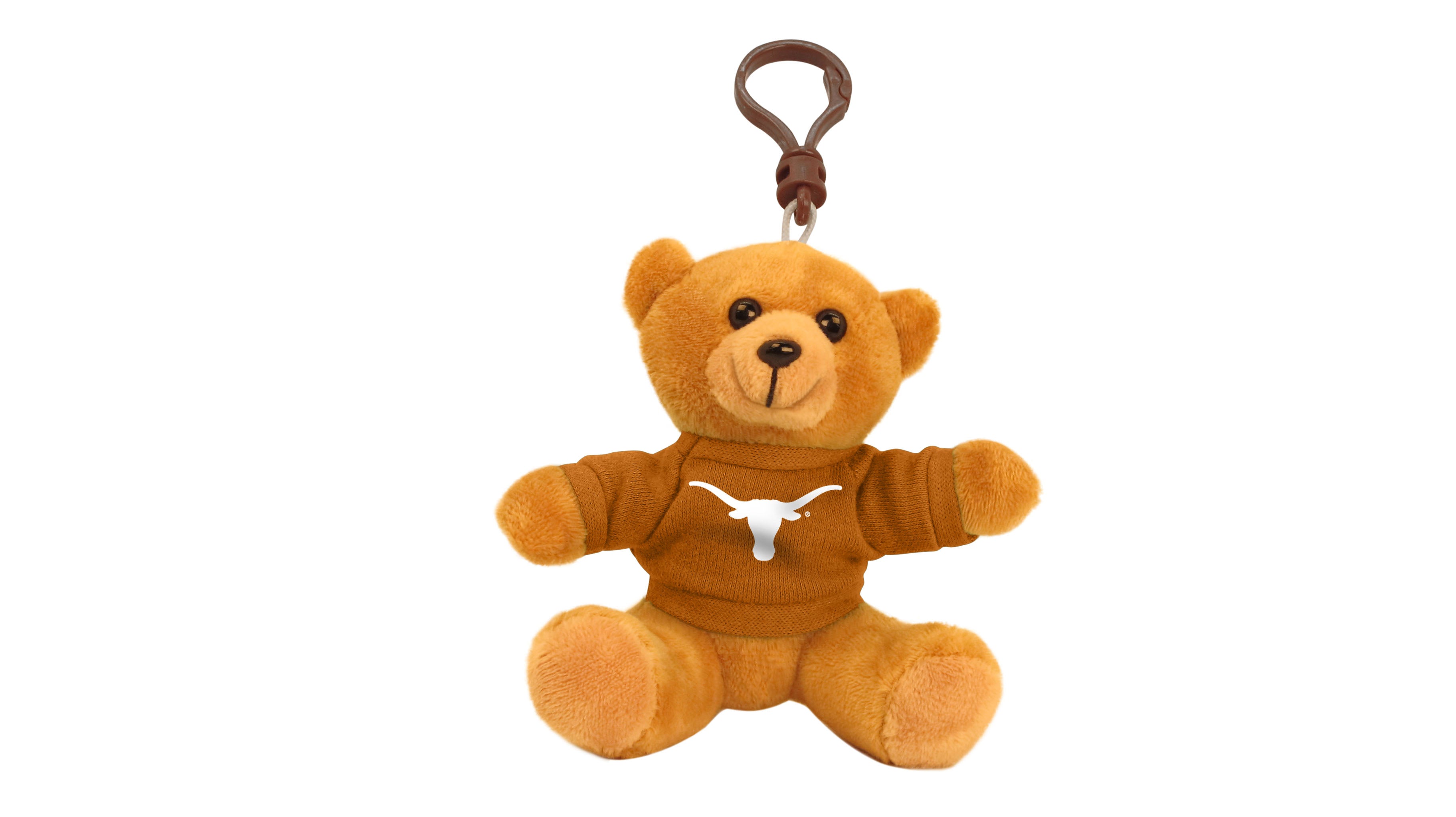 TEXAS UNIV BEAR KEYCHAIN (4")