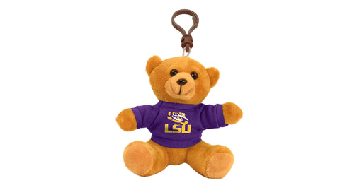 LOUISIANA STATE BEAR KEYCHAIN (4")