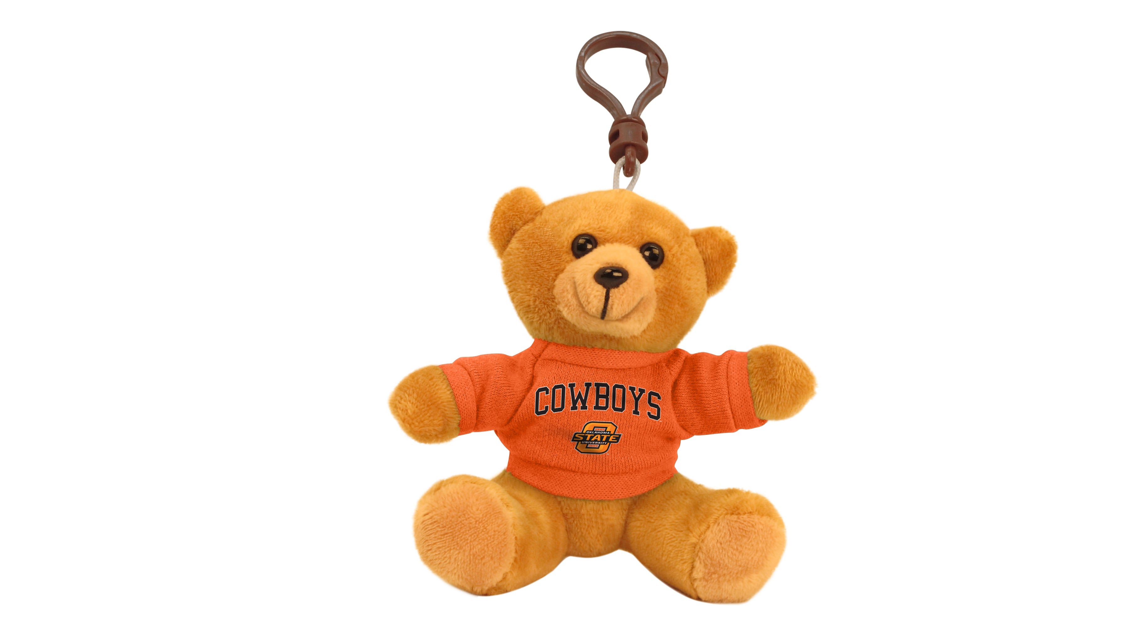 OKLAHOMA STATE BEAR KEYCHAIN (4")