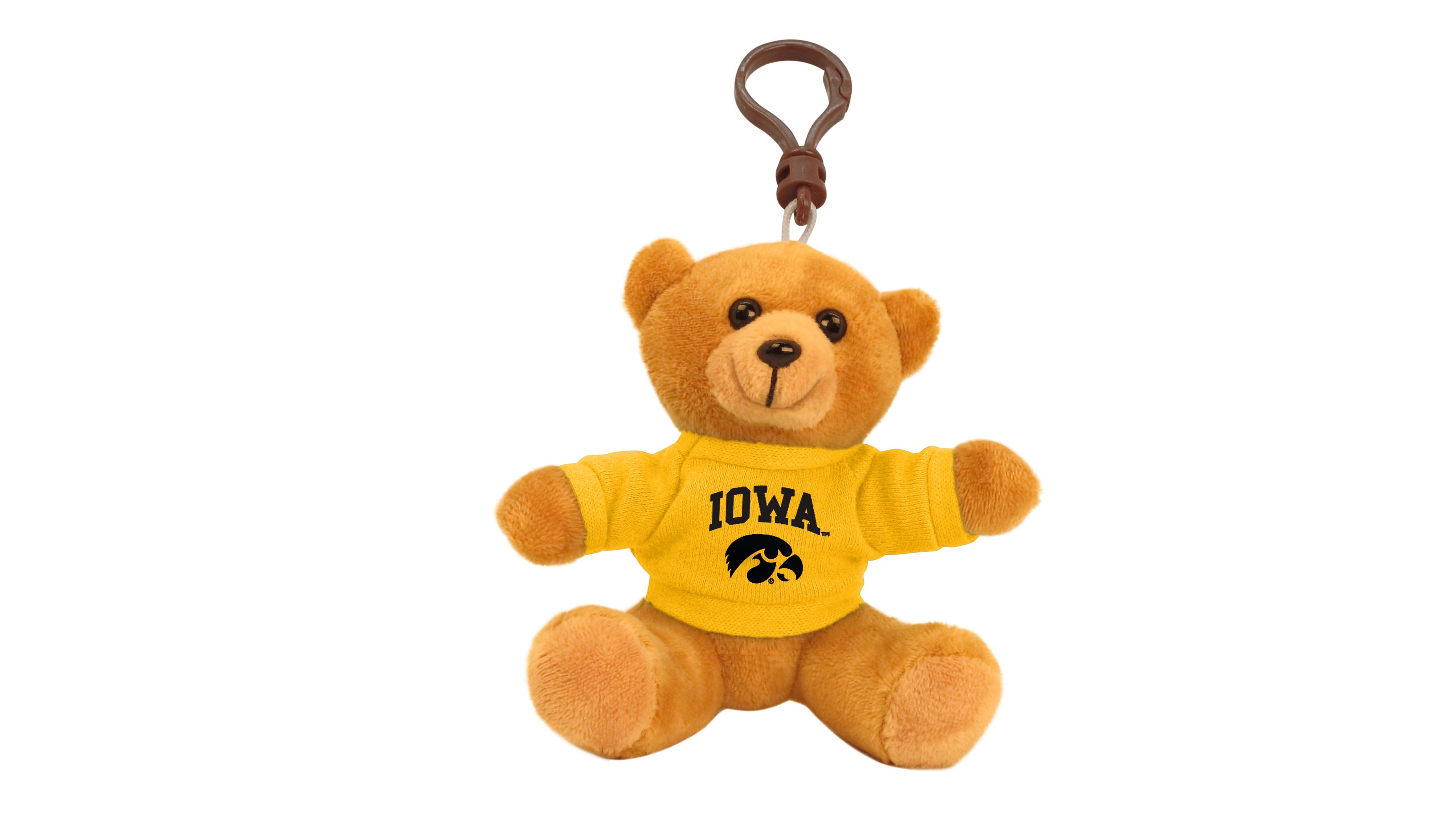 IOWA UNIV BEAR KEYCHAIN (4")