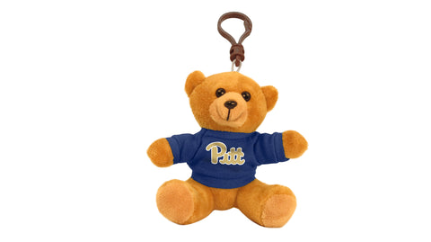 PITTSBURGH UNIV BEAR KEYCHAIN (4")