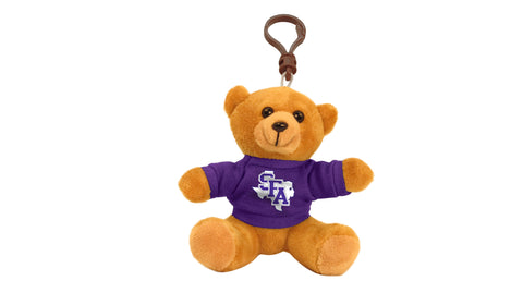 STEPHEN F AUSTIN UNIV BEAR KEYCHAIN (4")